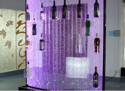 Led Water Wall Bar Shelf Column Water Column Counter Shelves Designer