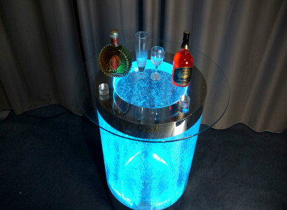 Led Bar Table Water Wall Bar Counter Shelf Furniture Illuminated Coffee table