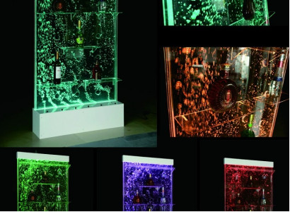 Led Bar Shelf Wardrobe Water Wall Column Walls Waterwall Partition