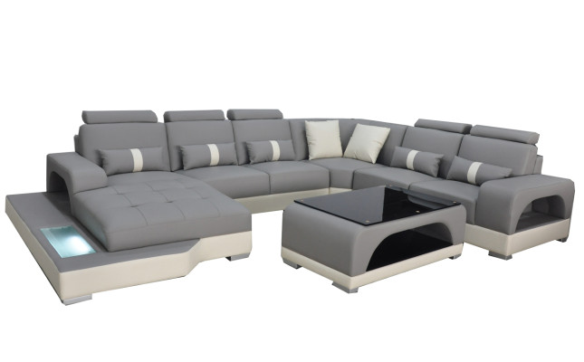 Leather Sofa Modern Couch Upholstery Design Living landscape + Table Corner Couches Seat