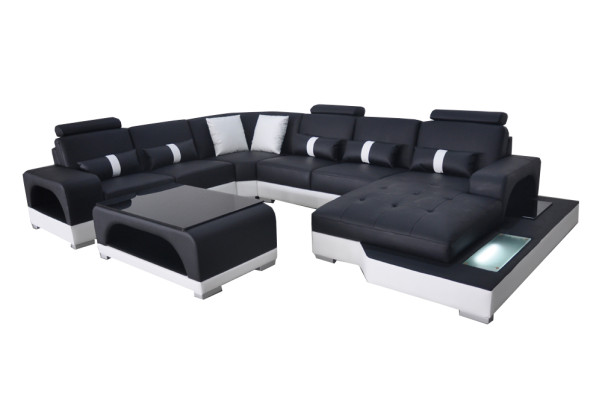 Leather Sofa Modern Couch Upholstery Design Living landscape + Table Corner Couches Seat