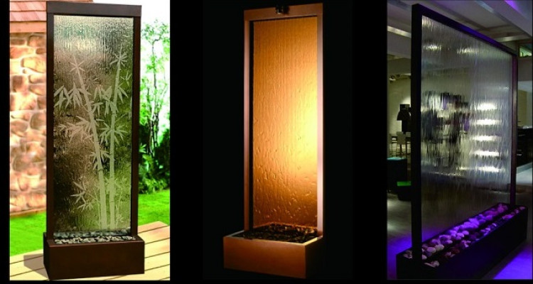 Designer Partition Luxury Walls Water Columns Waterwall Partitions