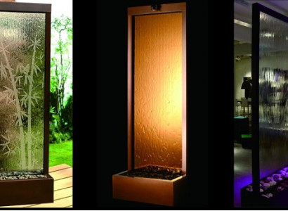 Designer Partition Luxury Walls Water Columns Waterwall Partitions