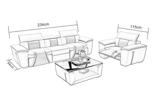 Multifunction s Couch Relax Sofa set Upholstery Sofa 3+2+2 Seater Couches Seat