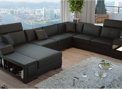 Modern U-shaped corner sofa for contemporary living ambience