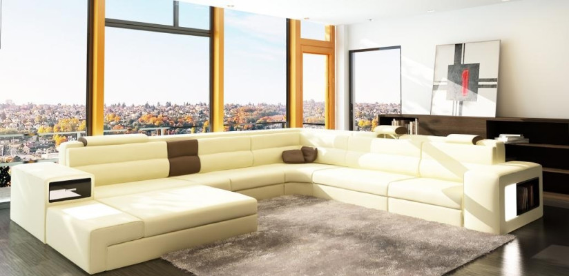 Design highlight U-shaped corner sofa for timeless aesthetics