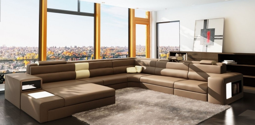 Design highlight U-shaped corner sofa for timeless aesthetics