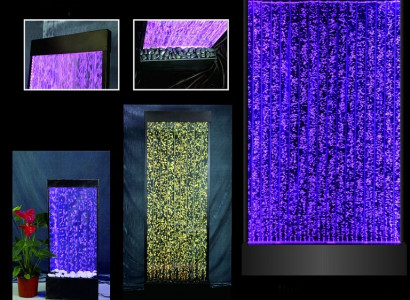LED water wall wall panel with water bubbles designer water wall