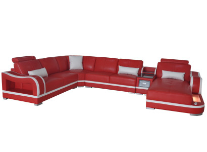 Leather Sofa Couch Living landscape Suite Design Modern Corner Decorative Sofa