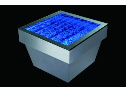 Design Table Coffee Table Water Column Column Water Sofa LED Decorative Illuminated