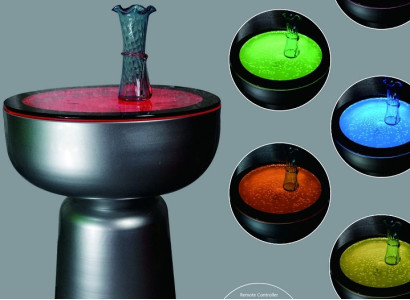 Design Table Water Columns Column Water Sofa Tables LED Side Tables