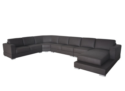 Corner Leather Modern XXL Couch Living landscape Leather Sofa Sofa U-shape A1127