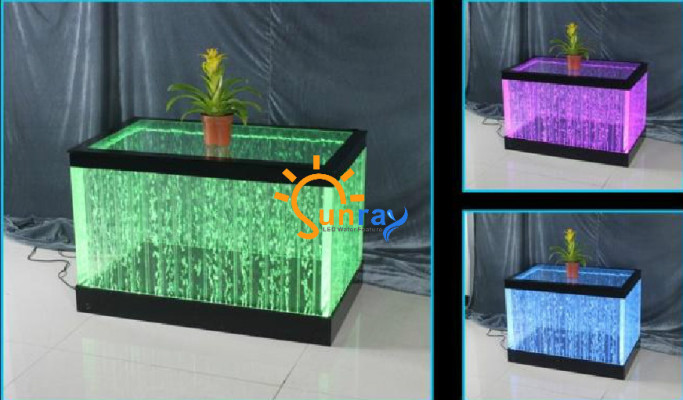 Design Table Coffee table Water Columns Column Water Sofa Tables LED
