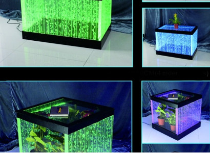 Table Coffee table Design Water Columns Column Water Sofa Tables LED