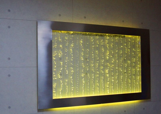 Led Water Wall Design Water Columns Waterfall Picture Wall Auqarium