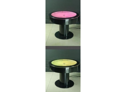 Round Table Bar Round Tables LED Water Game Illuminated LED Furniture