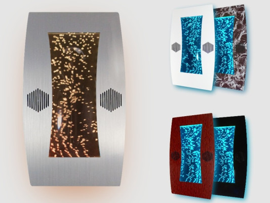 Led water wall design water columns waterfall picture frame 50x80