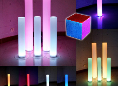 Water column 12x60 water wall columns wall partition LED illuminated