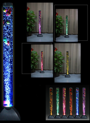 LED water column 120cm light fixture clear fish decoration standing lamp