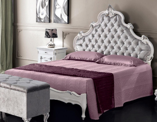 Classic Furniture 6-piece bedroom set Bed 2x Bedside tables Stool Chest of drawers Mirror