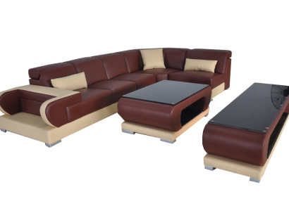 Sofa Couch Upholstery Seat Corner Modern Couches Living landscape Suite 3pcs