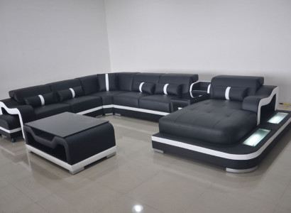 Corner sofa U-shape Living landscape Sofa Couch Upholstery Corner Fabric Sofas new
