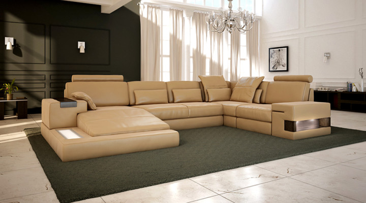 U-shape Sofa Living landscape U-shape Corner sofa Couch Suite Bellini Upholstery Corner sofa