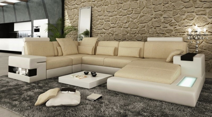 U-shape Sofa Living landscape U-shape Corner sofa Couch Suite Bellini Upholstery Corner sofa