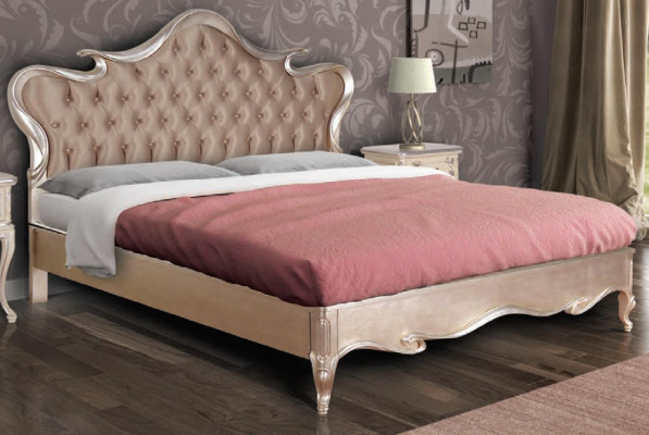 Luxury Bedroom Set Bed Bedside tables Stool Dressing table Mirror Complete new
