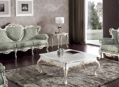 Sofa set Set Couch Classic Baroque Furniture Living room Couch 5 pieces. Sofa table