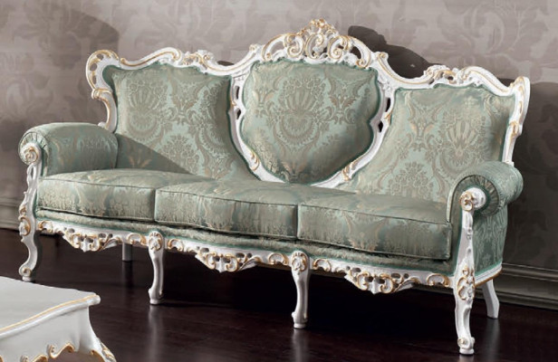 Sofa set Set Couch Classic Baroque Furniture Living room Couch 5 pieces. Sofa table