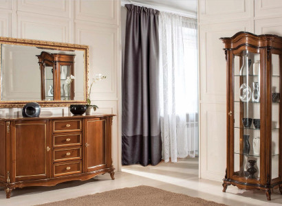Dining room Suite Display case Wardrobe Chest of drawers Mirror Sideboard Italy Furniture 3pcs