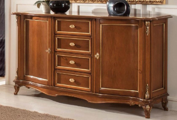 Dining room Suite Display case Wardrobe Chest of drawers Mirror Sideboard Italy Furniture 3pcs