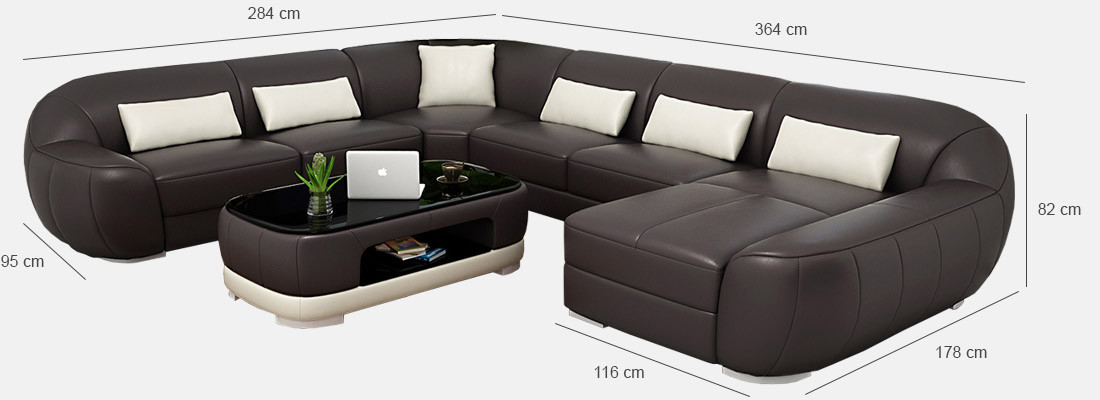 Modern leather sofa Corner sofa Living landscape Seat Upholstery Couch Suite new FEO