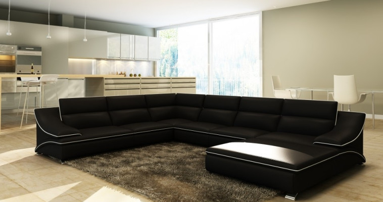 Leather sofa couch sofa set new 3+2+1 seater suite design modern sofa