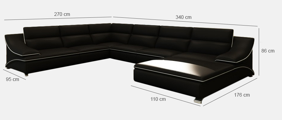 Leather sofa couch sofa set new 3+2+1 seater suite design modern sofa