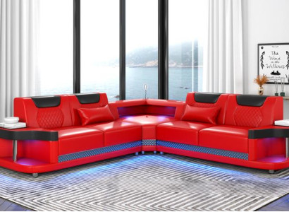 Design Esk Corner sofa L-shape Modern Sofas Leather sofa Couch Living landscape Sofa new