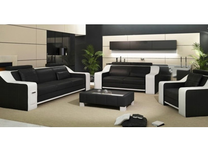 Leather Sofa Set Sofa Couch Seat Upholstery Suite Sofa set 3+2+1 Sofas HuttenS