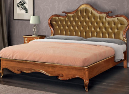 Chesterfield Bed Upholstery Design Luxury Double Hotel Beds Italian Wood new
