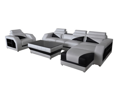 Sofa Suite Upholstery Seat Set Corner Armchair Leather Sofas Armchair Table Couch