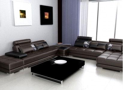 Corner sofa Sofa Couch Living landscape Leather sofa XXL Designer Sofas