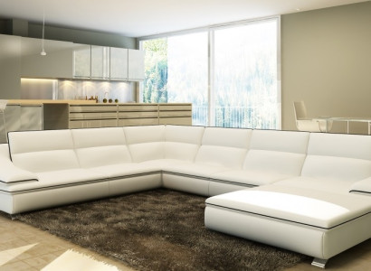 exclusive s U-shape Leather Corner sofa Luxury and elegance for your home