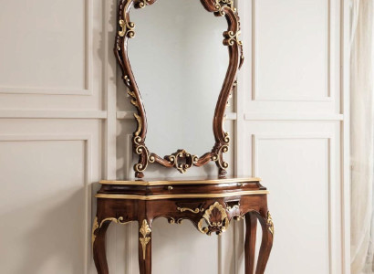 Console table Mirror Sideboard Set new Wood Italian Furniture Style StileElisa