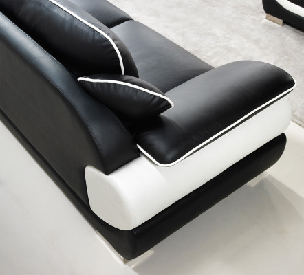 Sofa set Upholstery Sofa + USB Set 3+2+1 Leather Couches Sofas Suite Seat T777