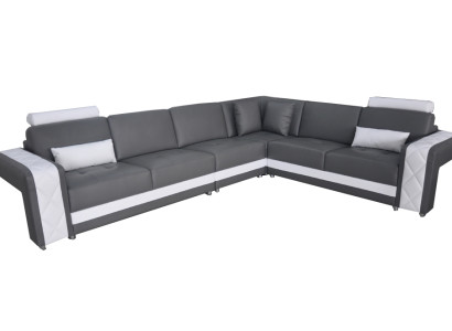 Leather sofa couch living landscape corner suite design modern decorative sofa L-shape