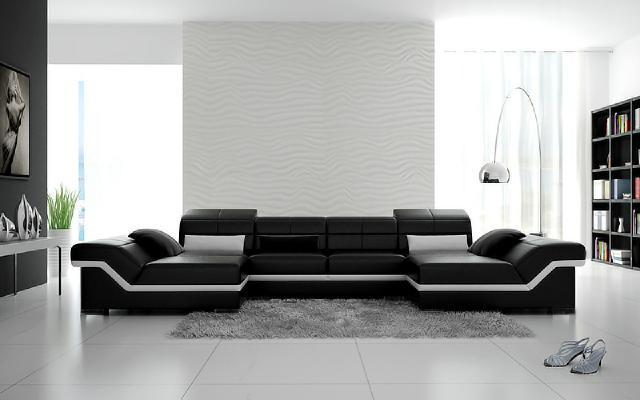 xxl leather sofa with USB Corner sofa Living landscape Big Couch leather set Upholstery new