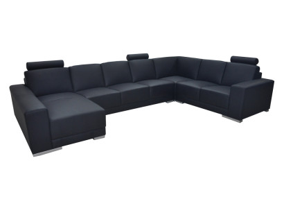 Leather sofa Couch Living landscape Corner sofa Suite Design Modern Sofa U-shape