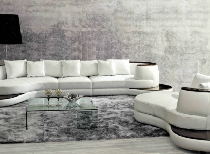 Designer sofa Corner sofa Living landscape Round sofa Leather sofa Couch Sofa U-shape Royal