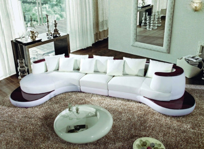 Round Sofa Couch Round Upholstery Couches Suite Corner sofa Seat Corner Round new