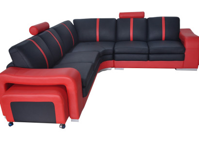 Modern Corner sofa Couch Upholstery Corner suite Sofa Corner Suite + USB Living landscape